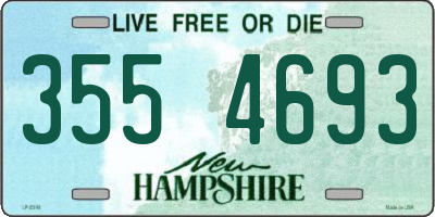 NH license plate 3554693