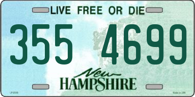NH license plate 3554699