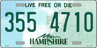 NH license plate 3554710