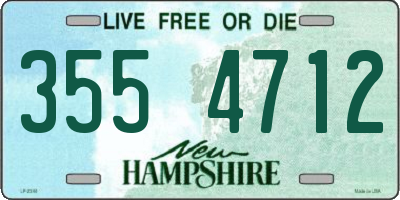 NH license plate 3554712