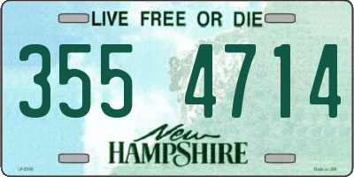 NH license plate 3554714