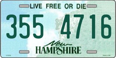 NH license plate 3554716