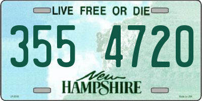 NH license plate 3554720