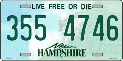 NH license plate 3554746