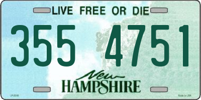 NH license plate 3554751