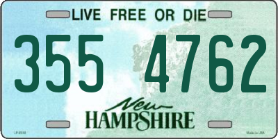 NH license plate 3554762