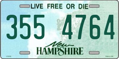 NH license plate 3554764