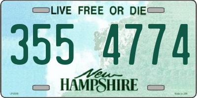NH license plate 3554774