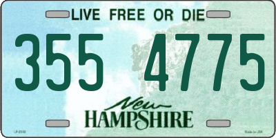 NH license plate 3554775