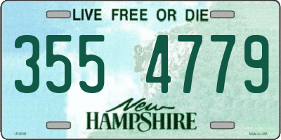NH license plate 3554779