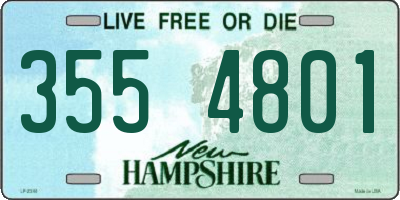 NH license plate 3554801