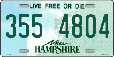 NH license plate 3554804