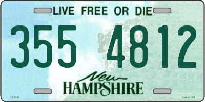 NH license plate 3554812