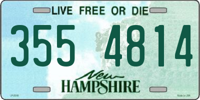 NH license plate 3554814