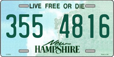NH license plate 3554816