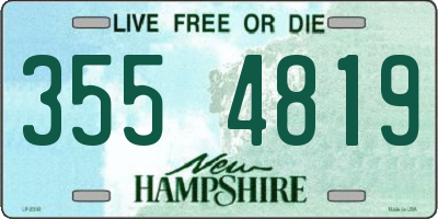NH license plate 3554819