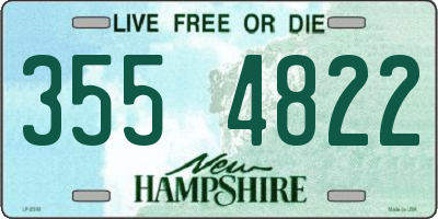 NH license plate 3554822