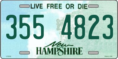 NH license plate 3554823