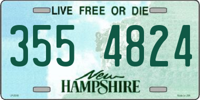 NH license plate 3554824
