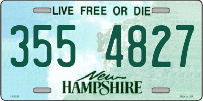 NH license plate 3554827