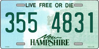 NH license plate 3554831