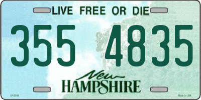 NH license plate 3554835