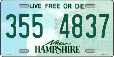 NH license plate 3554837