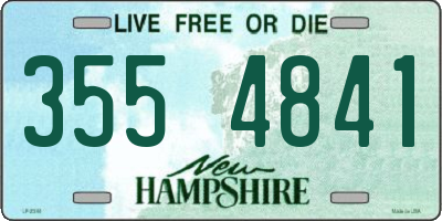 NH license plate 3554841