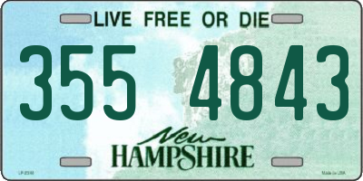 NH license plate 3554843