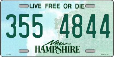 NH license plate 3554844
