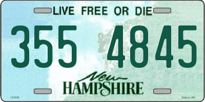 NH license plate 3554845