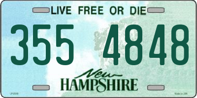 NH license plate 3554848