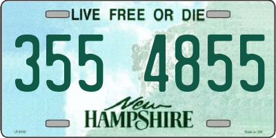 NH license plate 3554855