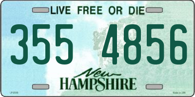 NH license plate 3554856