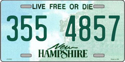 NH license plate 3554857