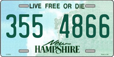 NH license plate 3554866