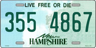NH license plate 3554867