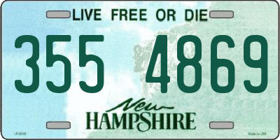 NH license plate 3554869