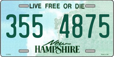 NH license plate 3554875