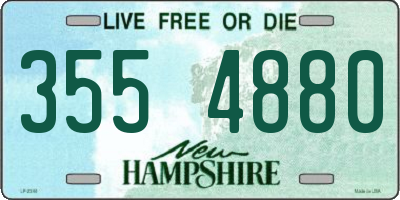 NH license plate 3554880