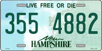 NH license plate 3554882