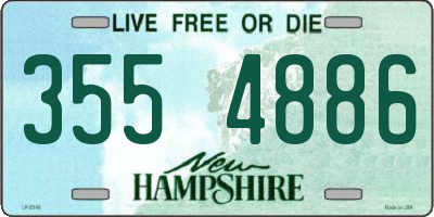NH license plate 3554886