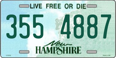 NH license plate 3554887
