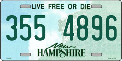 NH license plate 3554896