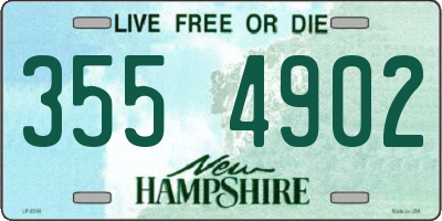 NH license plate 3554902