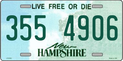 NH license plate 3554906