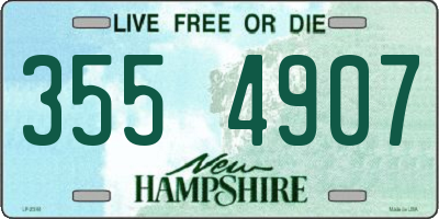 NH license plate 3554907