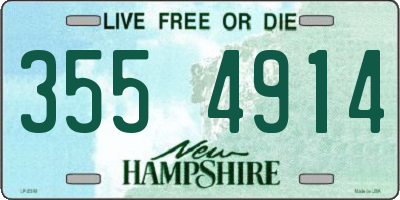 NH license plate 3554914