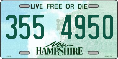 NH license plate 3554950