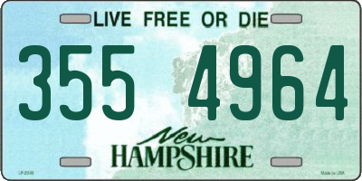 NH license plate 3554964